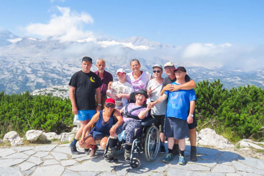 Salzkammergut Krippenstein Gruppenfoto