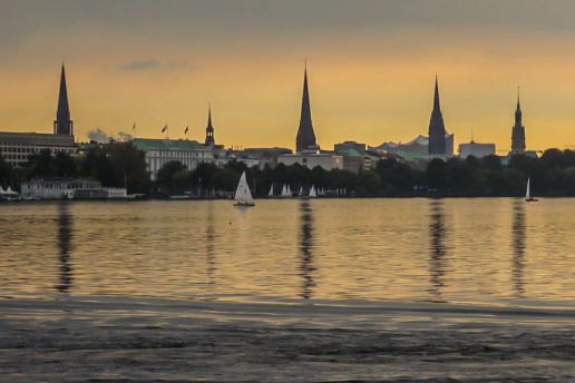 Hamburg Abendstimmung